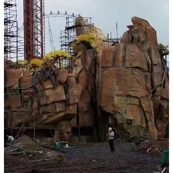 敖漢旗人造大型小區(qū)假山制作廠家-假山施工隊(duì)