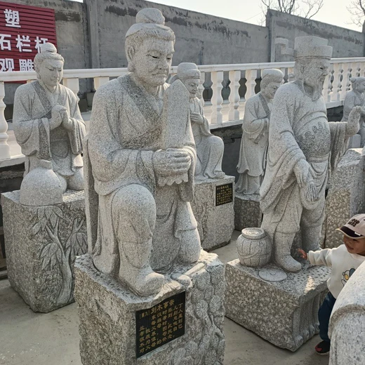 仿古石雕二十四孝雕塑制作廠家,二十四孝石雕雕像