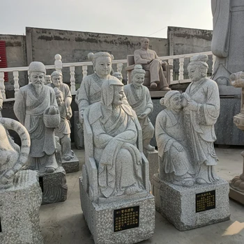 仿古石雕二十四孝雕塑加工廠,石雕二十四孝人物