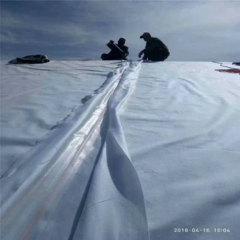 沈陽(yáng)600克兩布一膜非織造布復(fù)合土工膜,防水土工布,一布一膜