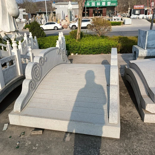 曲陽縣別墅石雕石橋定制,中式仿古小石橋