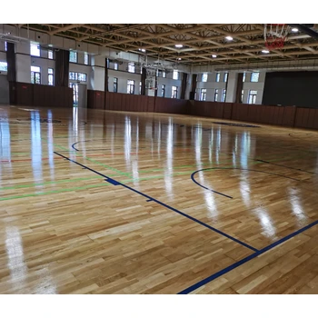 濟南運動木地板市場報價實木運動木地板