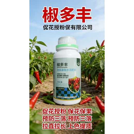 拉直拉長(zhǎng)，促授粉且增紅上色?,椒多豐