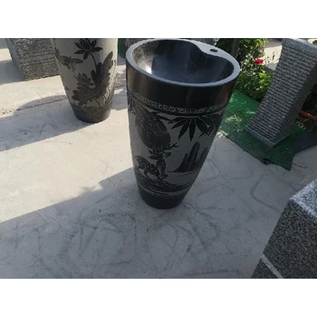 別墅衛(wèi)浴間洗手盆晚霞紅