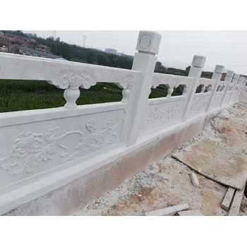 漢白玉護欄山東哪里有漢白玉大理石欄桿