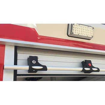 豪沃消防車鋁合金卷簾門價格,消防車卷簾門