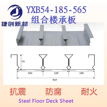 遷安YXB54-185-565-0.75mm鍍鋅樓承板