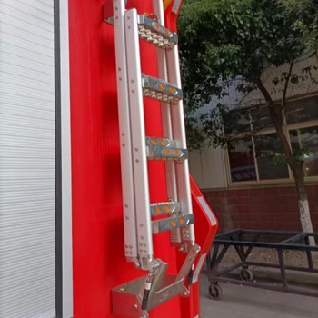 水罐消防車(chē)罐頂爬梯,慶鈴消防車(chē)尾爬梯廠家