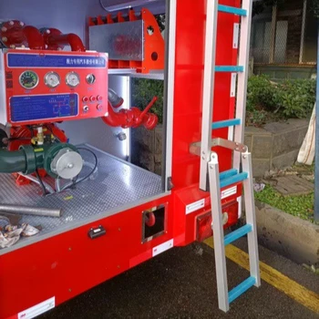 水罐消防車(chē)罐頂爬梯,慶鈴消防車(chē)尾爬梯廠家