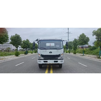 常德重汽豪曼重載藍(lán)牌勾臂垃圾車可分期車廂可卸式垃圾車