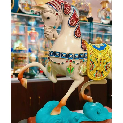 琺瑯銅雕《霓裳天馬》常沙娜朱炳仁聯(lián)袂創(chuàng)作！