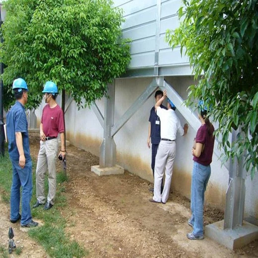 工業(yè)廠界降噪隔音聲屏障安裝金屬隔音墻工廠機器設備吸隔音板廠家