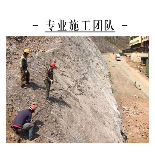 高速公路邊坡防護(hù)網(wǎng)施工工程隊(duì)全國(guó)施工邊坡掛網(wǎng)綠化噴播施工