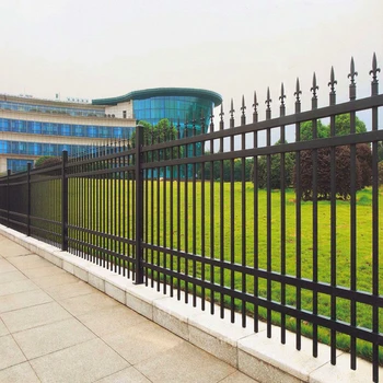 成都廠區(qū)打圍金屬欄桿生產(chǎn)工廠圍墻鐵柵欄鋅鋼豎管圍墻護欄