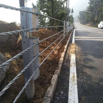 公園景區(qū)鋼絲繩索防護(hù)欄盤山公路纜索護(hù)欄景區(qū)索道圍欄護(hù)欄