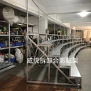 弧形合影站架學(xué)生畢業(yè)集體照架子團(tuán)體照攝影站架排練合唱臺(tái)