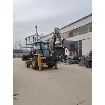 外貿(mào)出口兩頭忙裝載機供應(yīng)鏈企業(yè)魯裝機械生產(chǎn)定制各種反鏟裝載機
