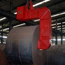 C型鋼卷吊鉤七字型可調雙鉤卷板吊具電動翻轉鋼板吊夾具