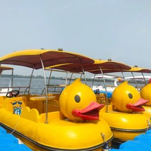 水上腳踏船多人腳踏船豪華腳踏船大黃鴨腳踏船