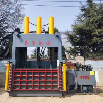 360噸立式全鋼板液壓打包機不銹鋼鋁合金金屬物料壓扁機