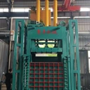 大型全鋼板立式打包機(jī)金屬碎屑?jí)罕鈾C(jī)車架打包機(jī)