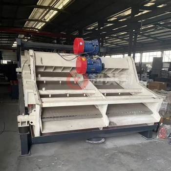 復(fù)振篩廠家篩分砂石水洗砂的直線振動篩高頻篩配件