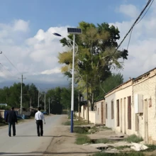 隴南太陽(yáng)能路燈工程圖片