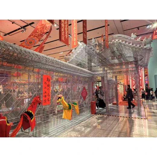 銀絲古建廠家直供定制金屬古建