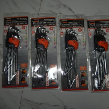 TRUSCO中山TBLL-9S長型球頭六角扳手套裝