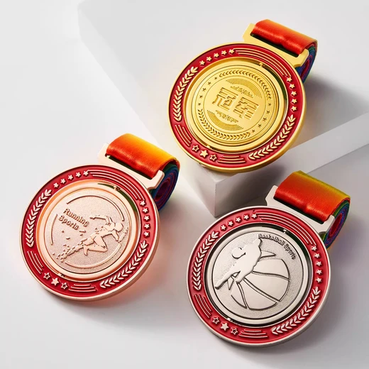 金銀銅榮譽(yù)獎(jiǎng)牌鋅合金材質(zhì)定制可旋轉(zhuǎn)獎(jiǎng)?wù)?>
                </div>
                <div   class=