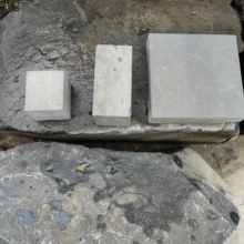 實(shí)驗(yàn)研究巖石切割基性玄武巖試驗(yàn)石塊壓力成分測(cè)試巖石樣品圖片