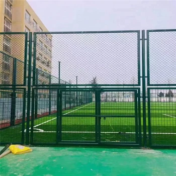 十堰運(yùn)動場高強(qiáng)度圍網(wǎng)鐵絲護(hù)欄綠色菱形圍網(wǎng)