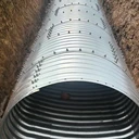 山西高速波紋涵管施工分體式拼裝鋼波紋涵管圓管涵排水