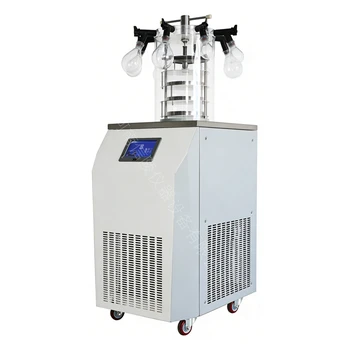 LGJ-18D觸屏掛瓶真空凍干機(jī)多歧管壓蓋冷凍干燥機(jī)