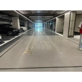 無機(jī)水磨石無縫處理異形磨石整體地面團(tuán)隊(duì)施工