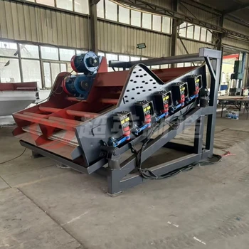 高頻篩選濕沙機械復(fù)頻篩廠家電磁震動篩
