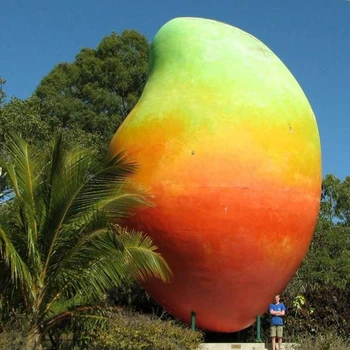 現(xiàn)代芒果雕塑生產(chǎn)-酒店水果雕塑-鐵藝芒果雕塑