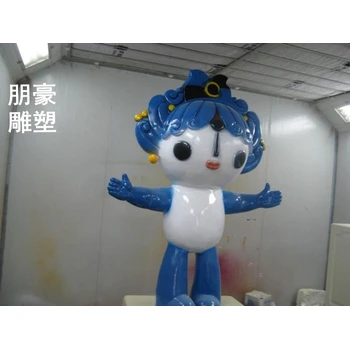 鐵藝福娃雕塑-酒店標(biāo)識(shí)雕塑-現(xiàn)代福娃雕塑生產(chǎn)