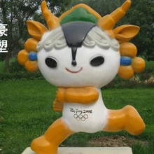 戶外金屬福娃雕塑-白鋼標(biāo)識(shí)雕塑-現(xiàn)代福娃雕塑經(jīng)銷