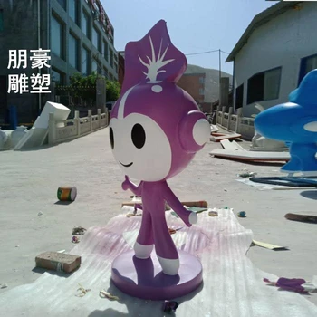 鐵藝福娃雕塑-酒店標(biāo)識(shí)雕塑-現(xiàn)代福娃雕塑生產(chǎn)