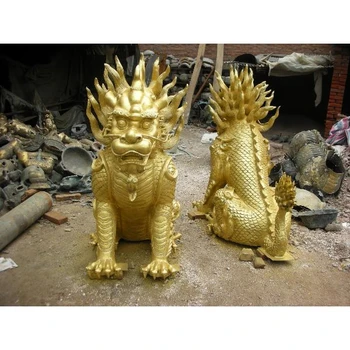 戶外麒麟銅雕-景觀動(dòng)物雕塑工程-現(xiàn)代麒麟銅雕生產(chǎn)