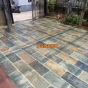 天然銹石板仿古石板庭院地鋪石板銹石板廠家廬山石億石材廠