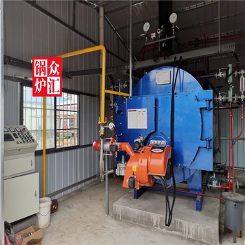 WNS1-1.0-YQ全自動(dòng)燃?xì)饫淠羝仩t屠宰場(chǎng)液化氣鍋爐