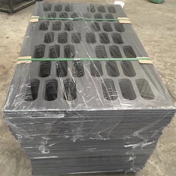 北京平谷區(qū)聚氨酯不銹鋼沖孔篩板-聚氨酯方孔沖壓篩板價格