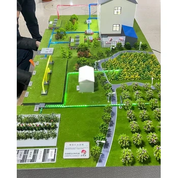 光伏電站沙盤模型新能源動(dòng)態(tài)光能發(fā)電沙盤