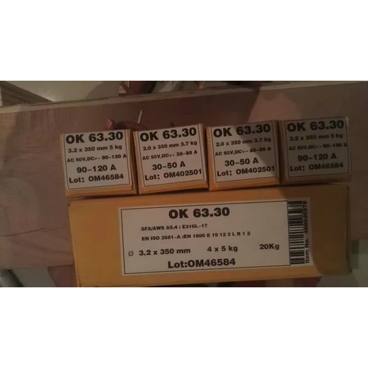 瑞典伊薩ESABOK92.58手工電弧焊條不銹鋼碳鋼焊條