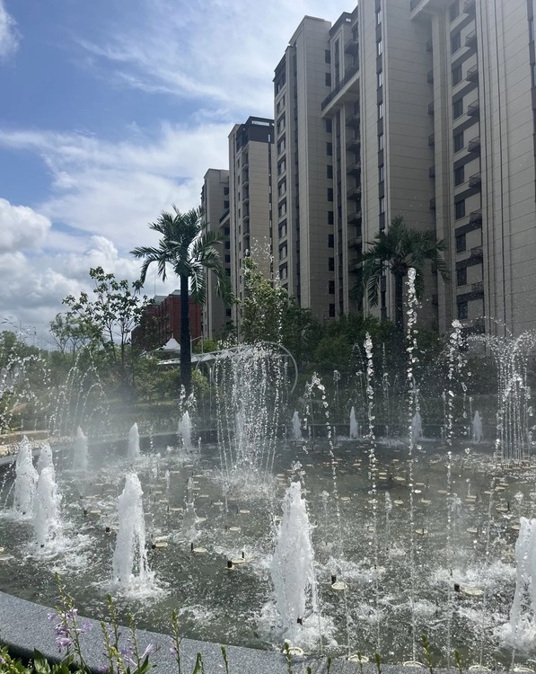 小区水池喷泉设计