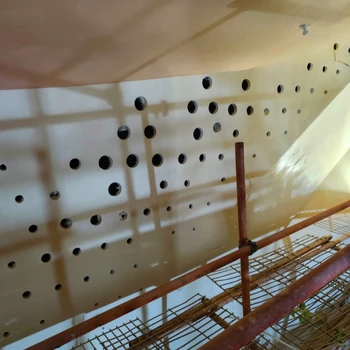 GRG穿孔板廠家直供聲學(xué)GRG吊頂吸音板定制