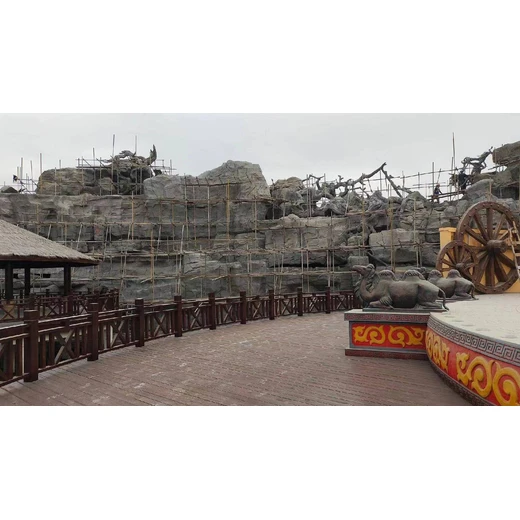 內(nèi)蒙古阿拉善盟太湖石假山學(xué)校假山制作