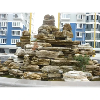 內(nèi)蒙古海拉爾公園假山駁岸駁岸千層石假山